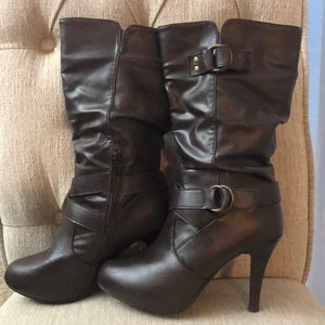 Brown Heel Boots